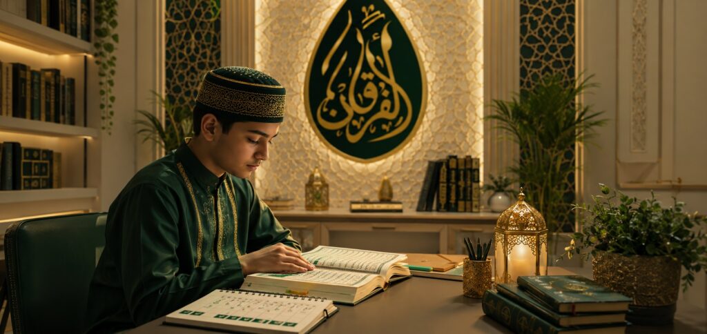 Islamic studies class for Muslim children online